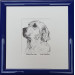 Donkerblauw kunststof 10x10 +6,00€
